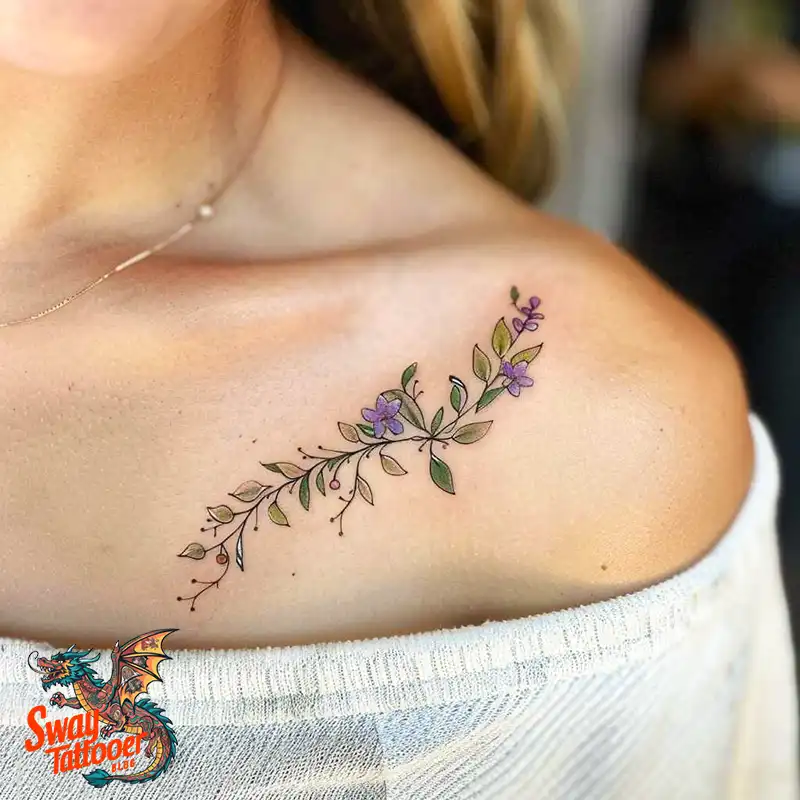 100 Vine Tattoo Design Ideas: Nature-Inspired Body Art 62 vine tattoo