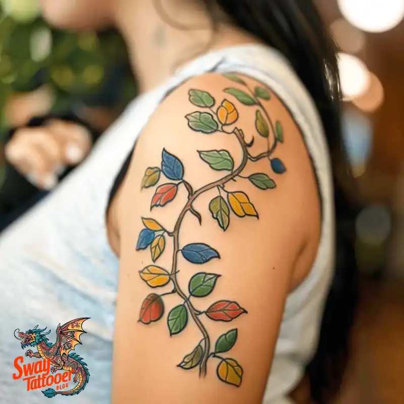 100 Vine Tattoo Design Ideas: Nature-Inspired Body Art 54 vine tattoo