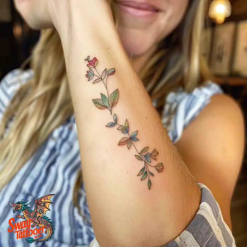 100 Vine Tattoo Design Ideas: Nature-Inspired Body Art 47 vine tattoo