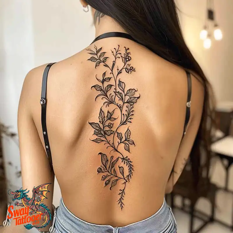100 Vine Tattoo Design Ideas: Nature-Inspired Body Art 40 vine tattoo