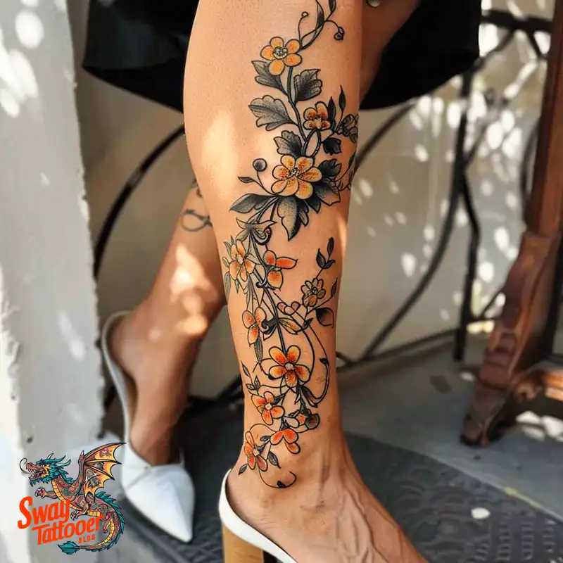 100 Vine Tattoo Design Ideas: Nature-Inspired Body Art 31 vine tattoo