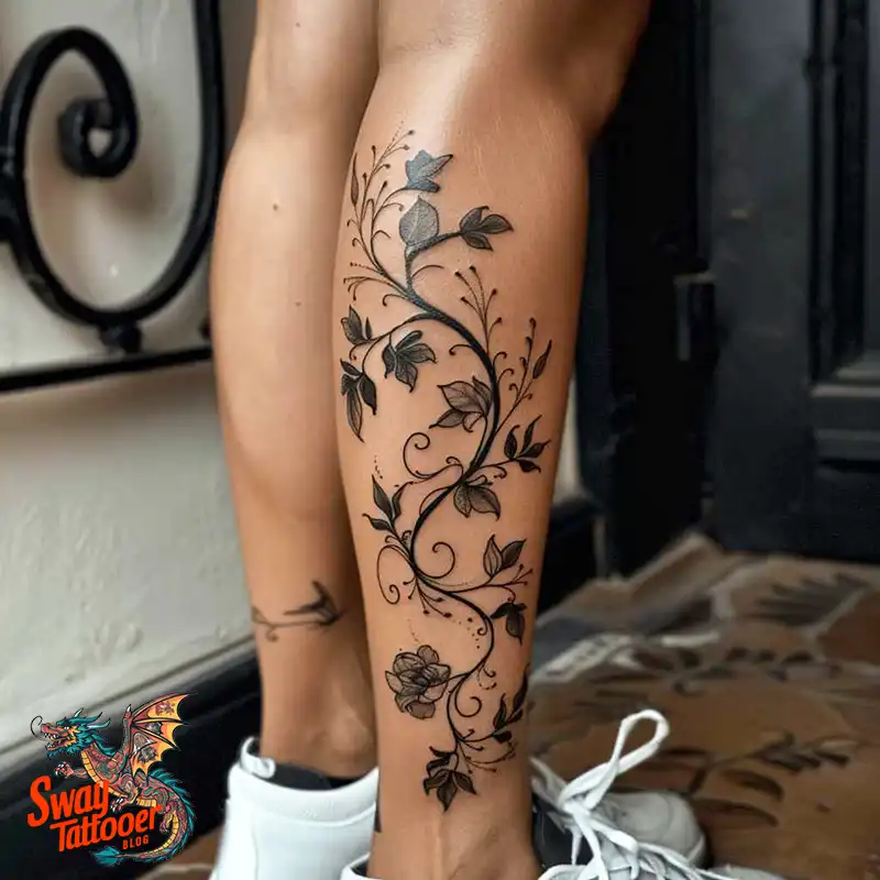 100 Vine Tattoo Design Ideas: Nature-Inspired Body Art 28 vine tattoo