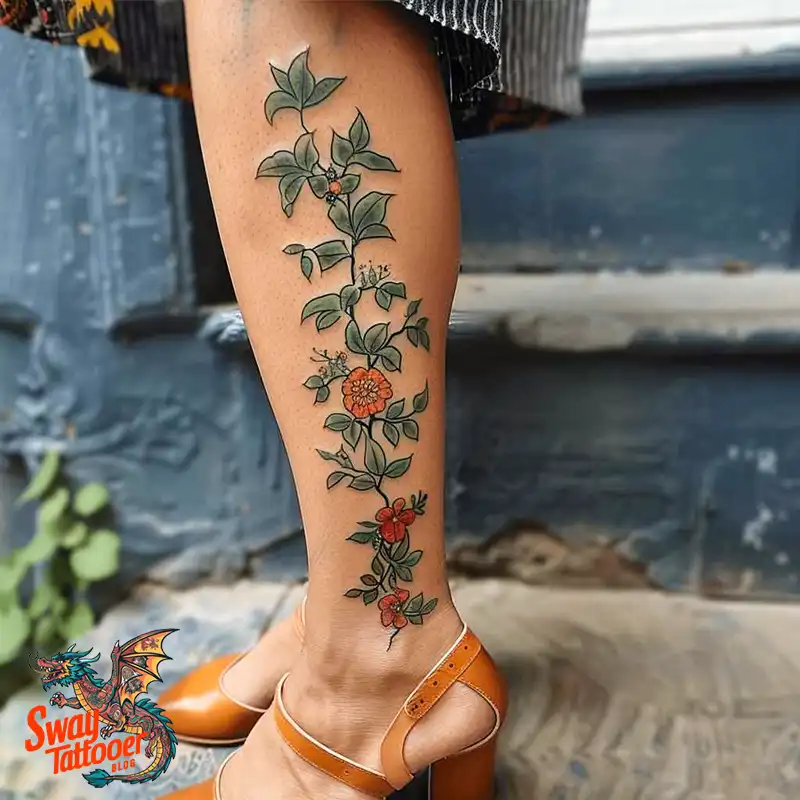 100 Vine Tattoo Design Ideas: Nature-Inspired Body Art 25 vine tattoo