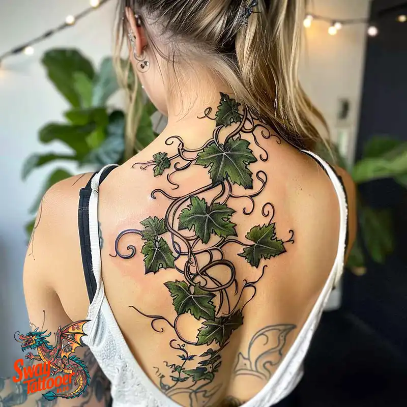 100 Vine Tattoo Design Ideas: Nature-Inspired Body Art 27 vine tattoo