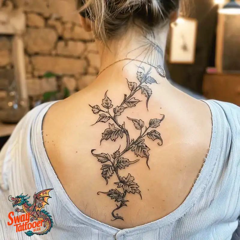 100 Vine Tattoo Design Ideas: Nature-Inspired Body Art 23 vine tattoo