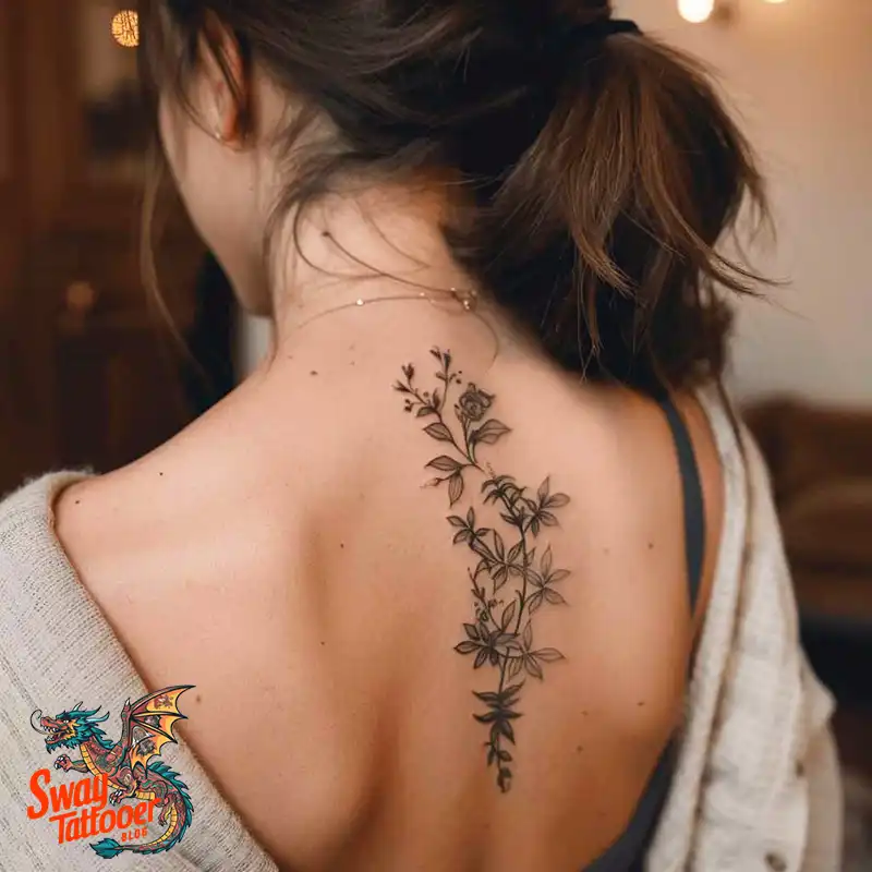 100 Vine Tattoo Design Ideas: Nature-Inspired Body Art 21 vine tattoo