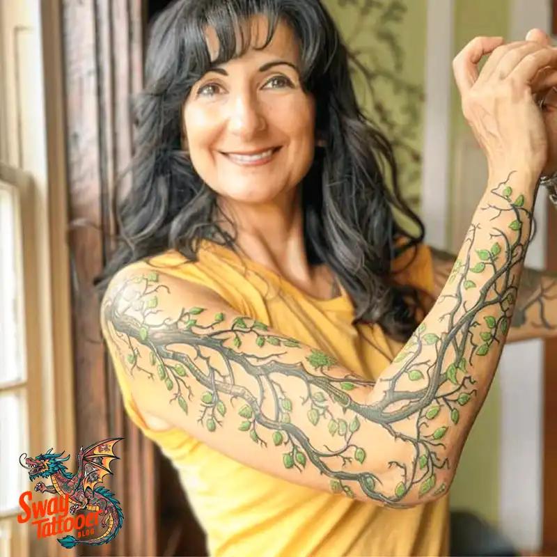 100 Vine Tattoo Design Ideas: Nature-Inspired Body Art 19 vine tattoo