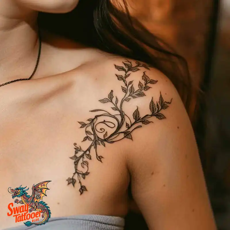 100 Vine Tattoo Design Ideas: Nature-Inspired Body Art 15 vine tattoo
