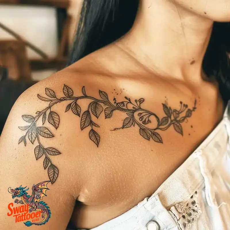 100 Vine Tattoo Design Ideas: Nature-Inspired Body Art 14 vine tattoo