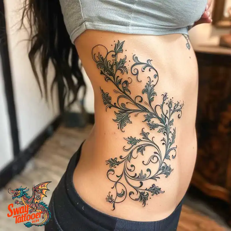 100 Vine Tattoo Design Ideas: Nature-Inspired Body Art 13 vine tattoo