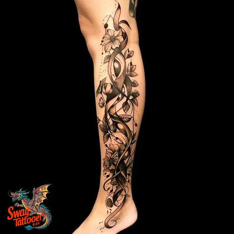 100 Vine Tattoo Design Ideas: Nature-Inspired Body Art 93 vine tattoo