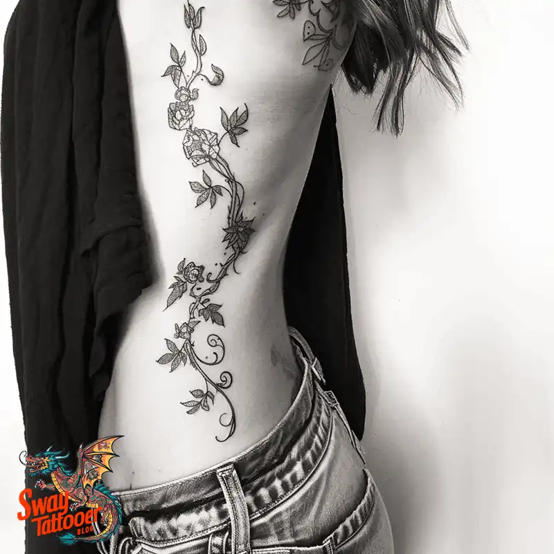 100 Vine Tattoo Design Ideas: Nature-Inspired Body Art 11 vine tattoo