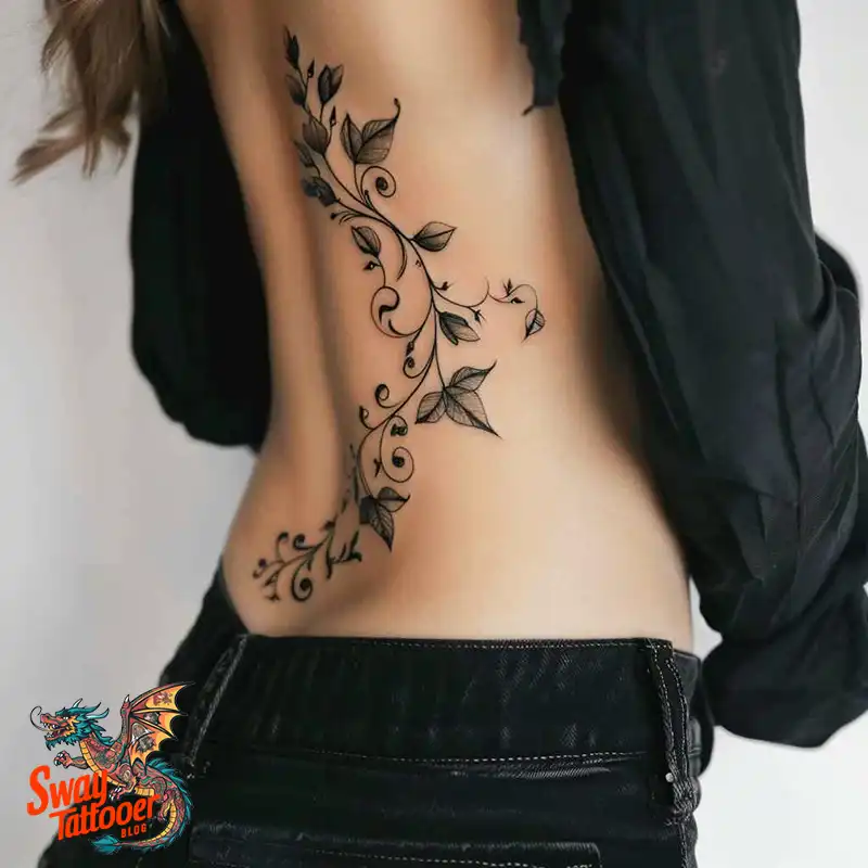 100 Vine Tattoo Design Ideas: Nature-Inspired Body Art 9 vine tattoo