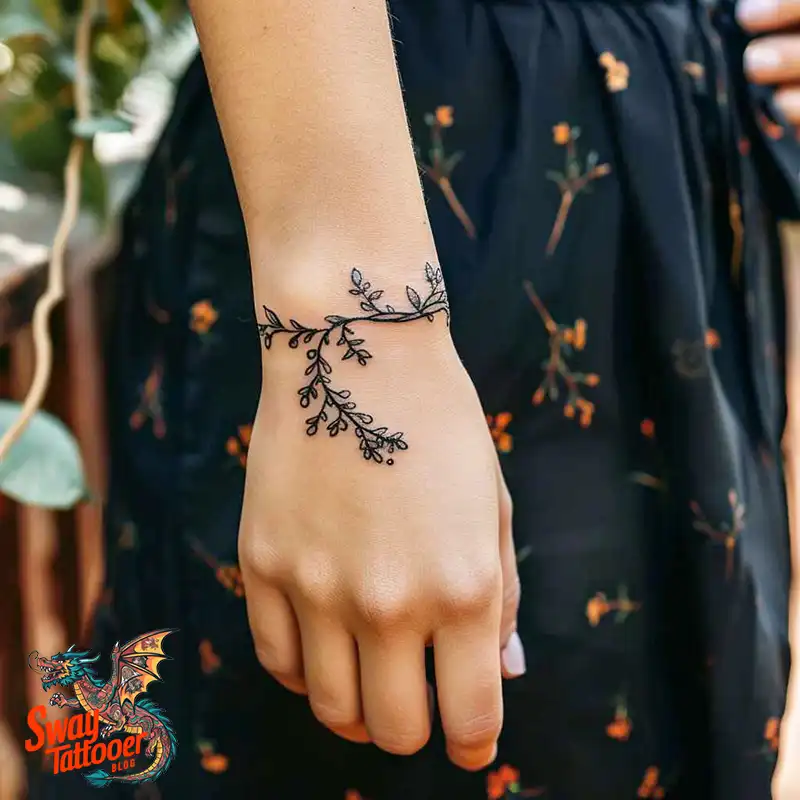 100 Vine Tattoo Design Ideas: Nature-Inspired Body Art 7 vine tattoo