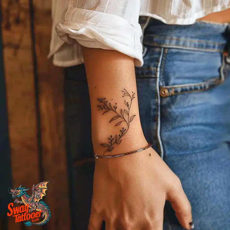 100 Vine Tattoo Design Ideas: Nature-Inspired Body Art 5 vine tattoo
