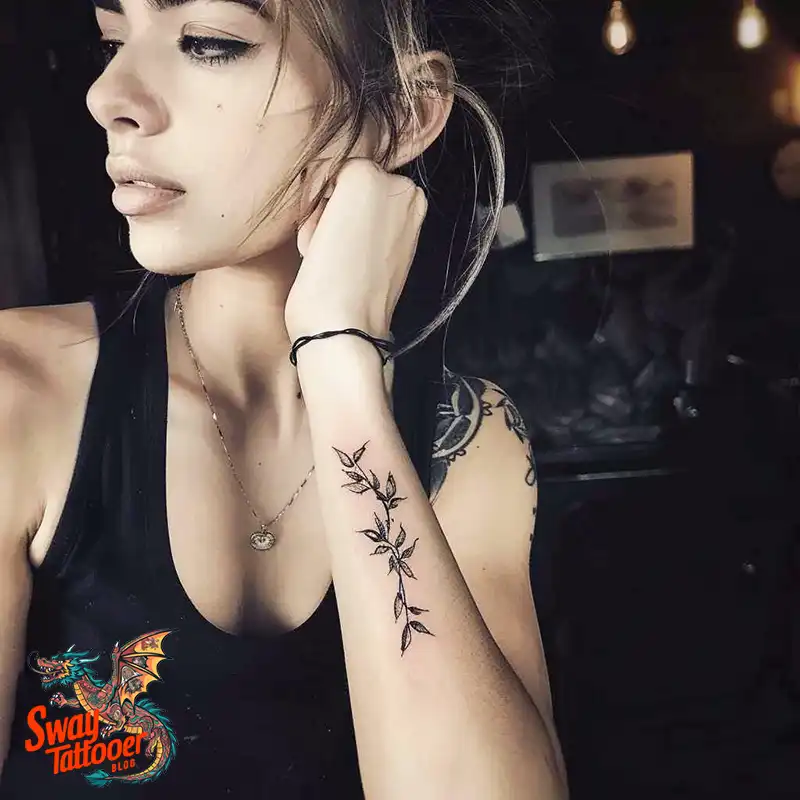 100 Vine Tattoo Design Ideas: Nature-Inspired Body Art 4 vine tattoo