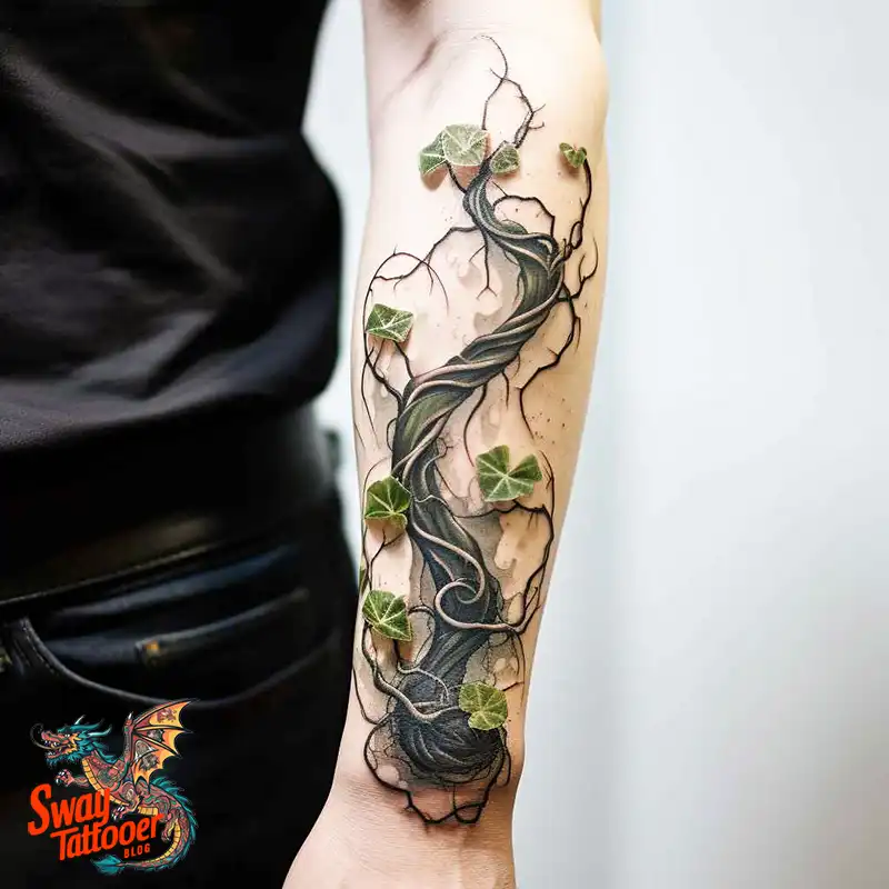 100 Vine on Leg and Arm Tattoo Designs : Nature's Art 75 vine on arm tattoo