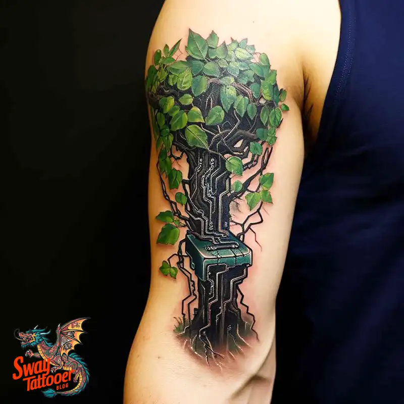 100 Vine on Leg and Arm Tattoo Designs : Nature's Art 69 vine on arm tattoo
