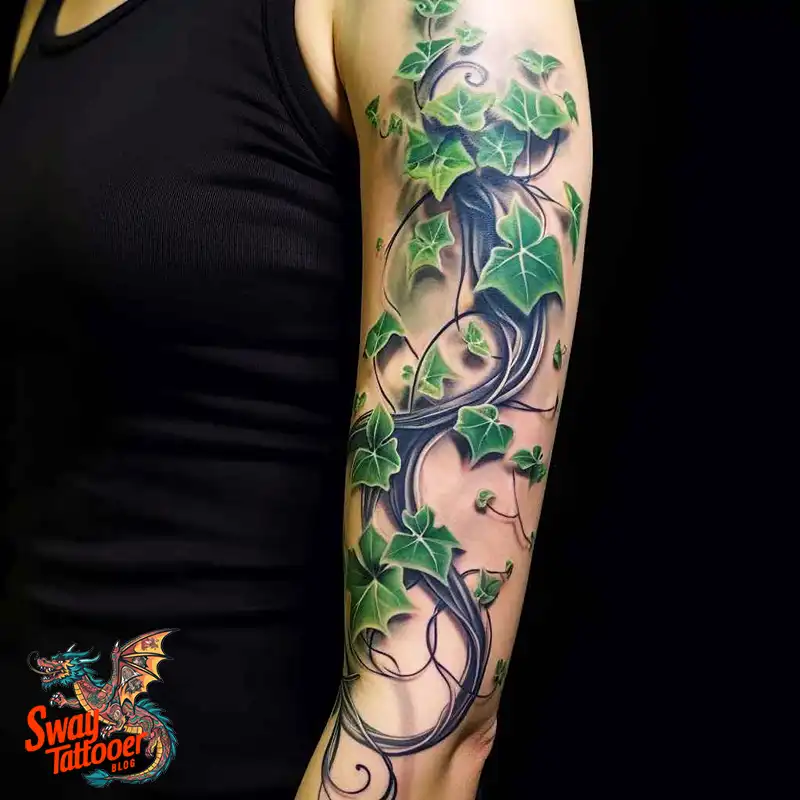 100 Vine on Leg and Arm Tattoo Designs : Nature's Art 60 vine on arm tattoo