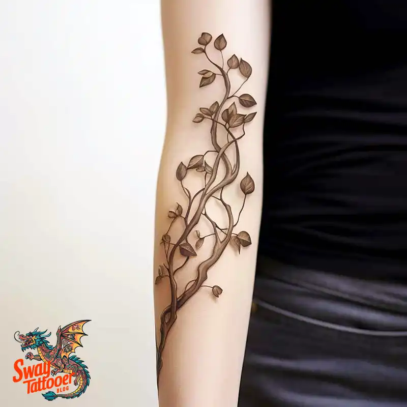 100 Vine on Leg and Arm Tattoo Designs : Nature's Art 57 vine on arm tattoo
