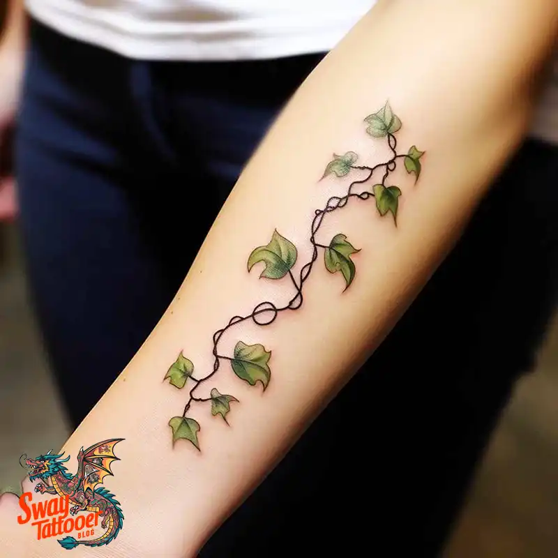 100 Vine on Leg and Arm Tattoo Designs : Nature's Art 53 vine on arm tattoo