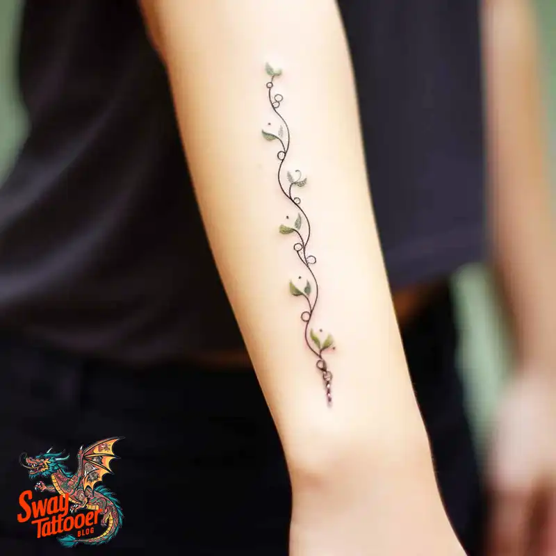 100 Vine on Leg and Arm Tattoo Designs : Nature's Art 52 vine on arm tattoo