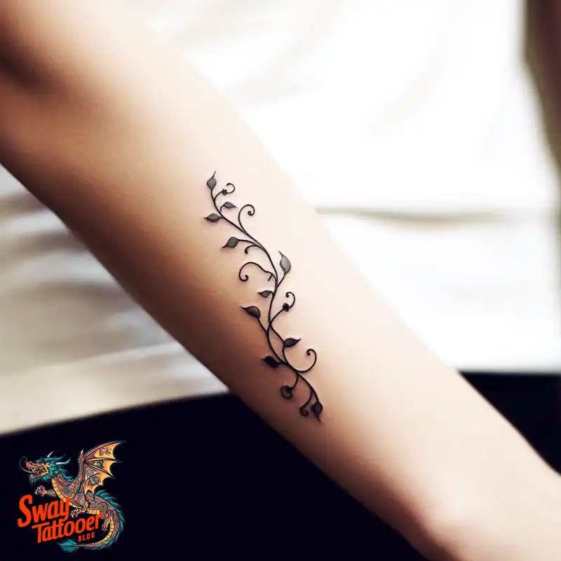 100 Vine on Leg and Arm Tattoo Designs : Nature's Art 51 vine on arm tattoo