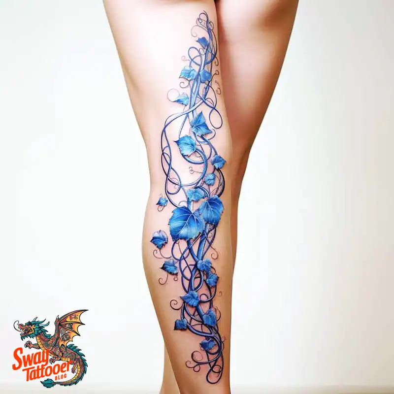 100 Vine on Leg and Arm Tattoo Designs : Nature's Art 50 vine on leg tattoo