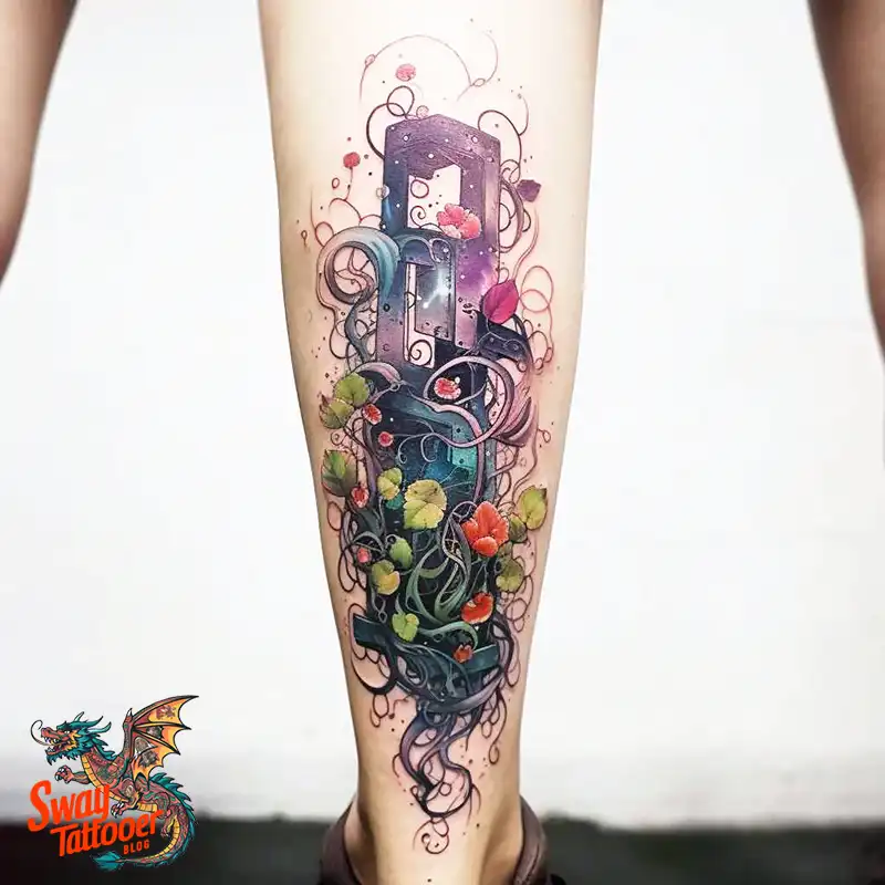 100 Vine on Leg and Arm Tattoo Designs : Nature's Art 21 vine on leg tattoo