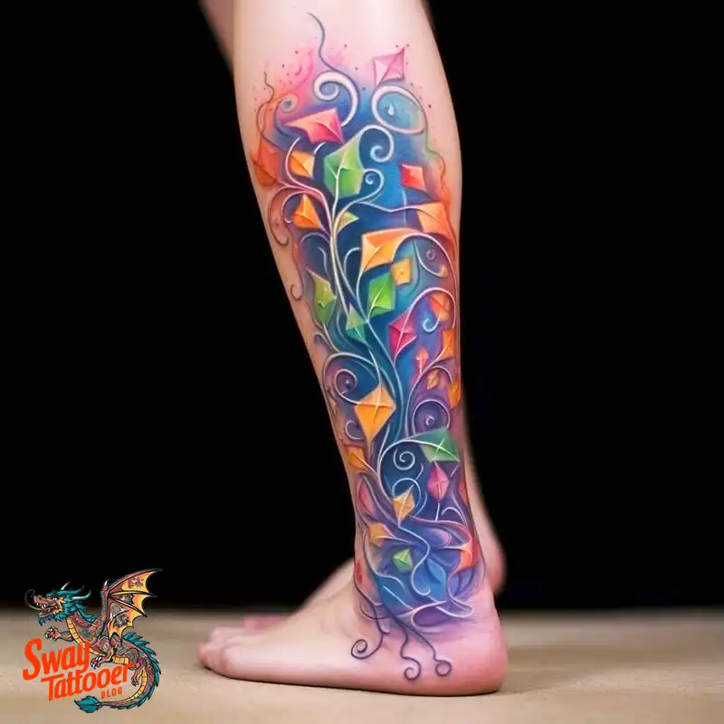 100 Vine on Leg and Arm Tattoo Designs : Nature's Art 45 vine on leg tattoo