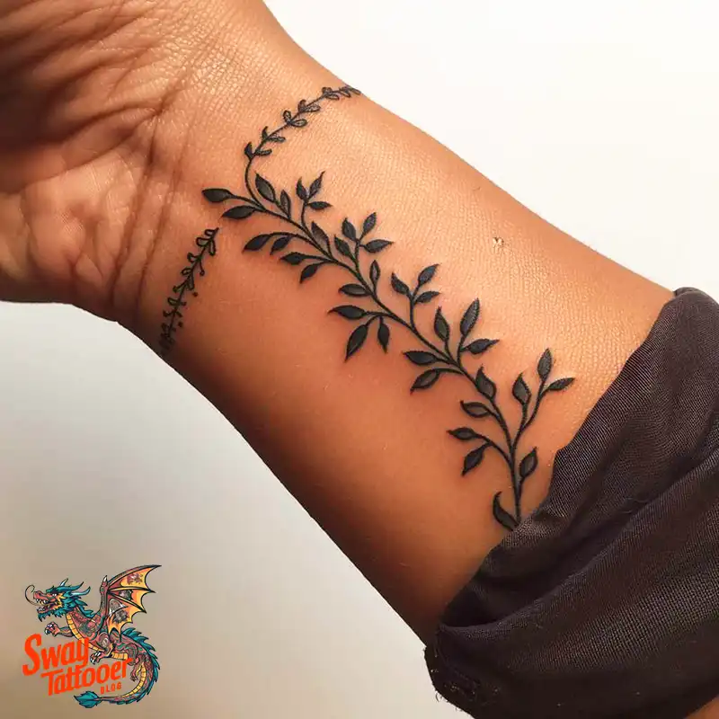100 Vine on Wrist Tattoo Designs: Dance of Nature and Art 91 vine on wrist tattoo
