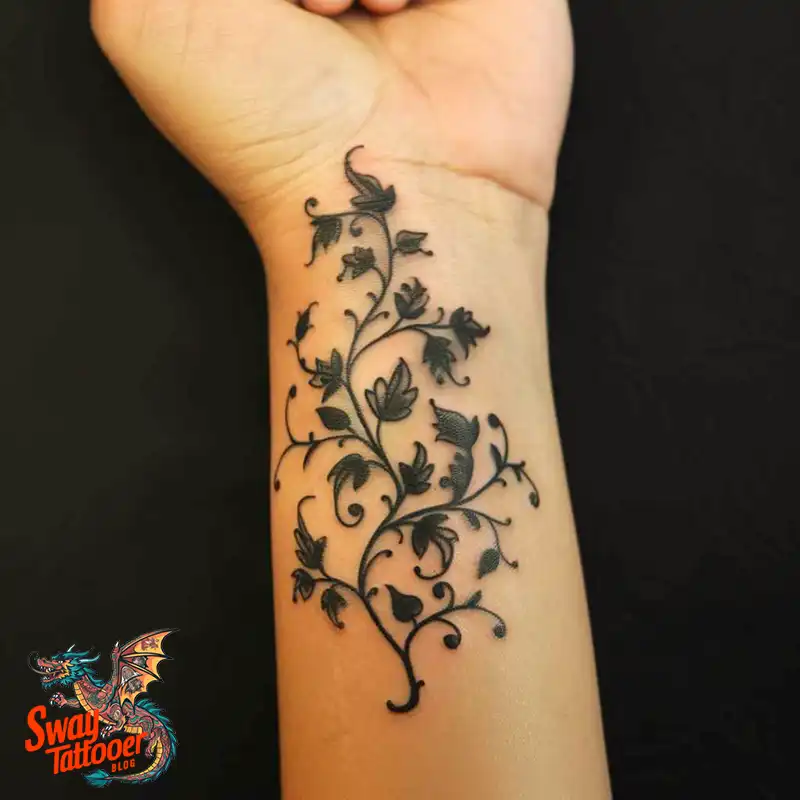 100 Vine on Wrist Tattoo Designs: Dance of Nature and Art 92 vine on wrist tattoo