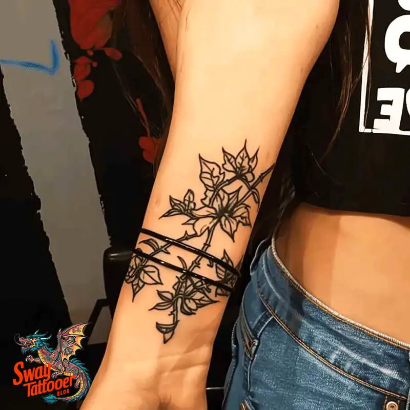 100 Vine on Wrist Tattoo Designs: Dance of Nature and Art 6 vine on wrist tattoo