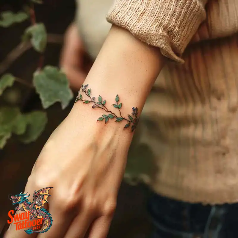 100 Vine on Wrist Tattoo Designs: Dance of Nature and Art 2 vine on wrist tattoo