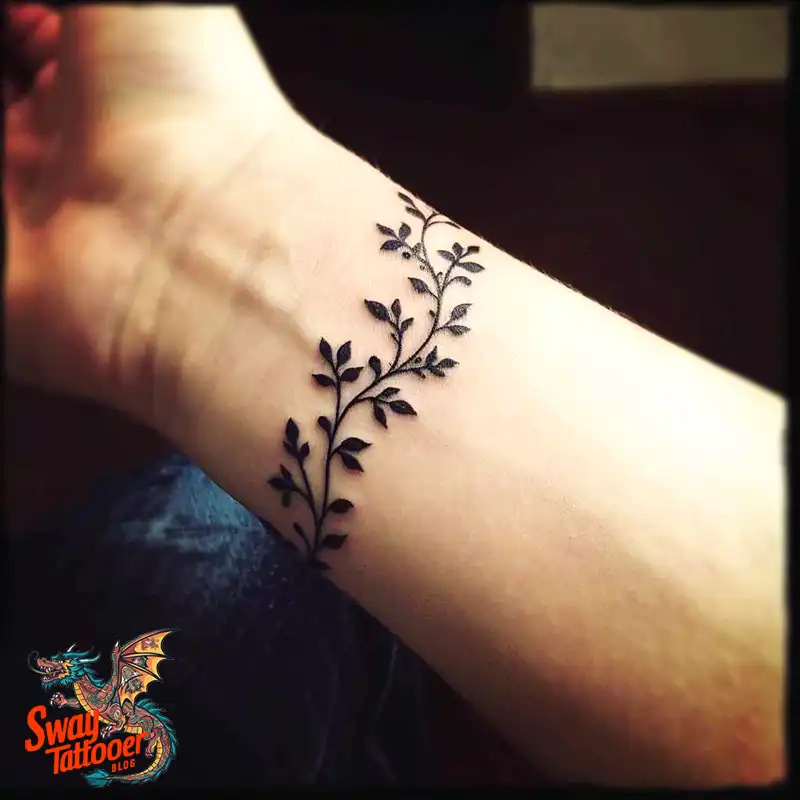 100 Vine on Wrist Tattoo Designs: Dance of Nature and Art 107 vine on wrist tattoo