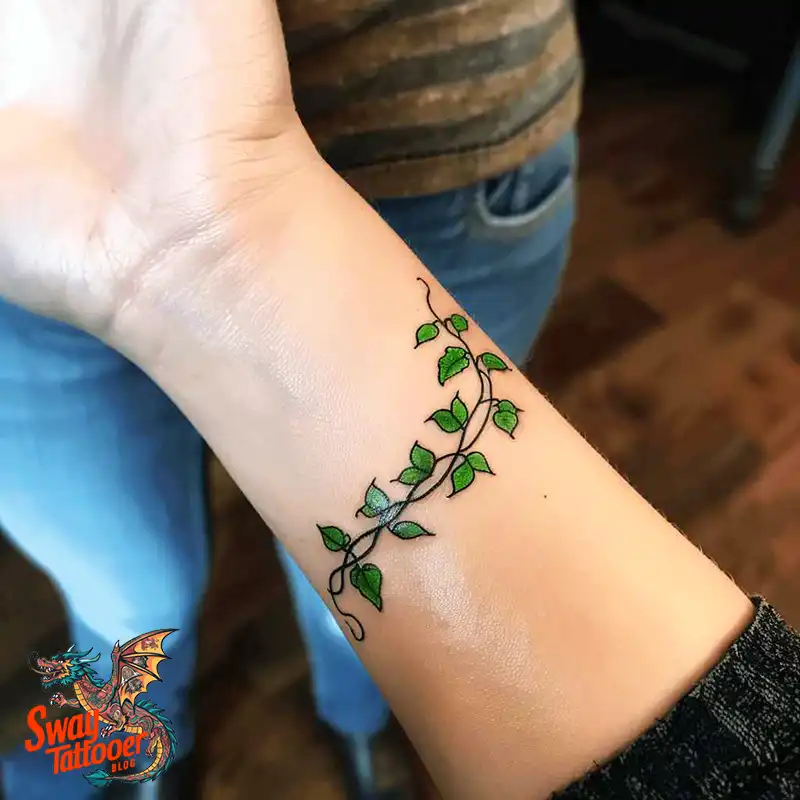 100 Vine on Wrist Tattoo Designs: Dance of Nature and Art 89 vine on wrist tattoo