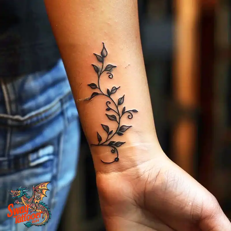 100 Vine on Wrist Tattoo Designs: Dance of Nature and Art 93 vine on wrist tattoo