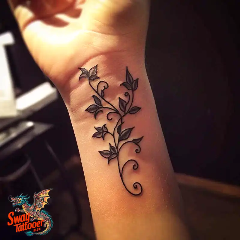 100 Vine on Wrist Tattoo Designs: Dance of Nature and Art 83 vine on wrist tattoo