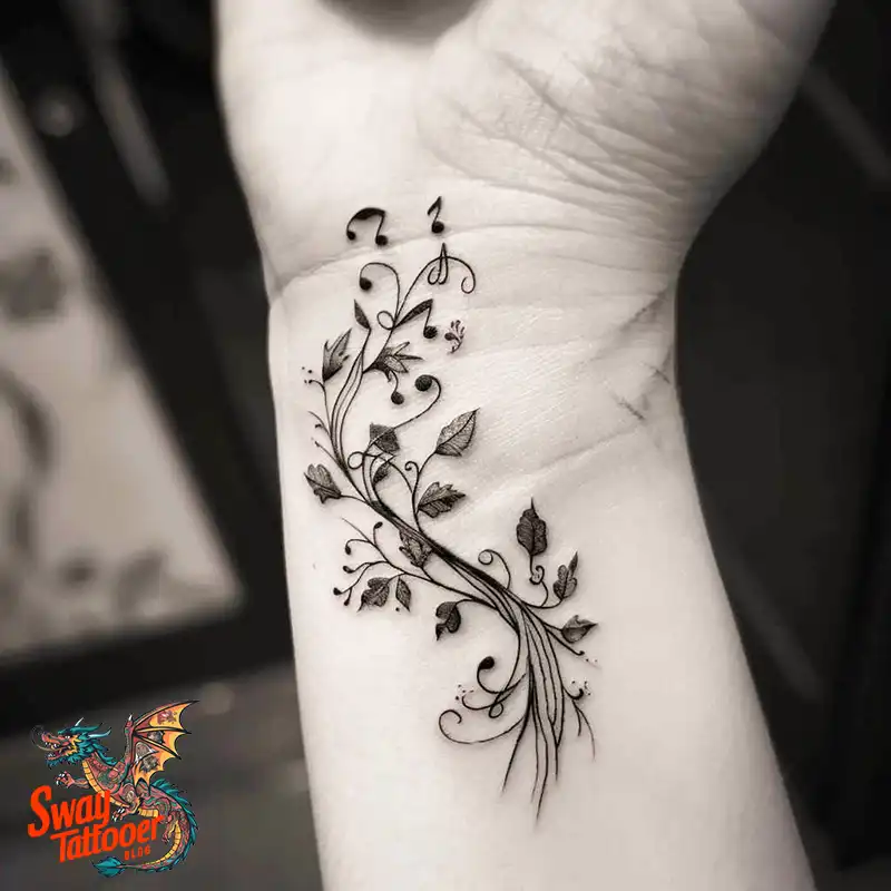 100 Vine on Wrist Tattoo Designs: Dance of Nature and Art 82 vine on wrist tattoo