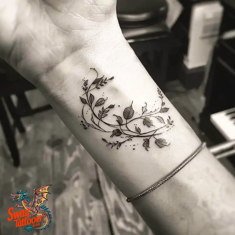 100 Vine on Wrist Tattoo Designs: Dance of Nature and Art 81 vine on wrist tattoo