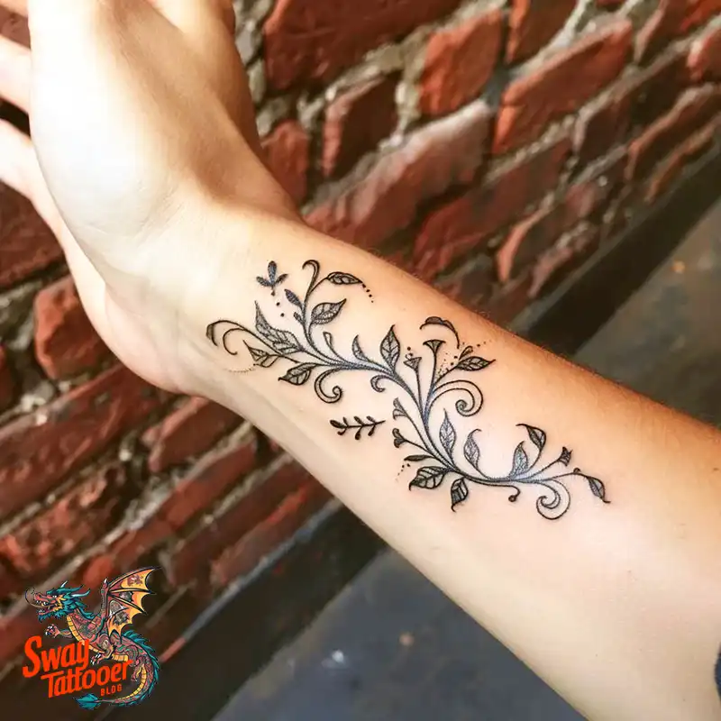 100 Vine on Wrist Tattoo Designs: Dance of Nature and Art 75 vine on wrist tattoo