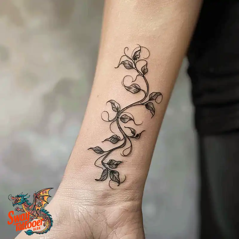 100 Vine on Wrist Tattoo Designs: Dance of Nature and Art 76 vine on wrist tattoo