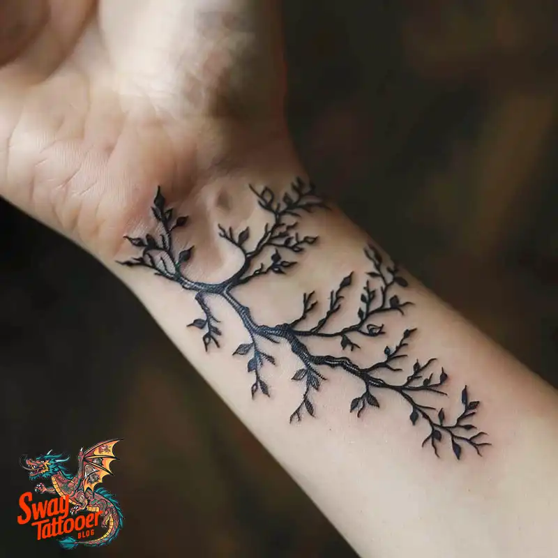 100 Vine on Wrist Tattoo Designs: Dance of Nature and Art 67 vine on wrist tattoo