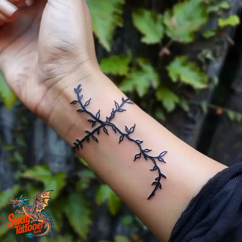 100 Vine on Wrist Tattoo Designs: Dance of Nature and Art 66 vine on wrist tattoo