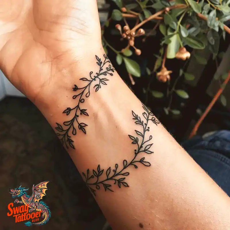 100 Vine on Wrist Tattoo Designs: Dance of Nature and Art 63 vine on wrist tattoo