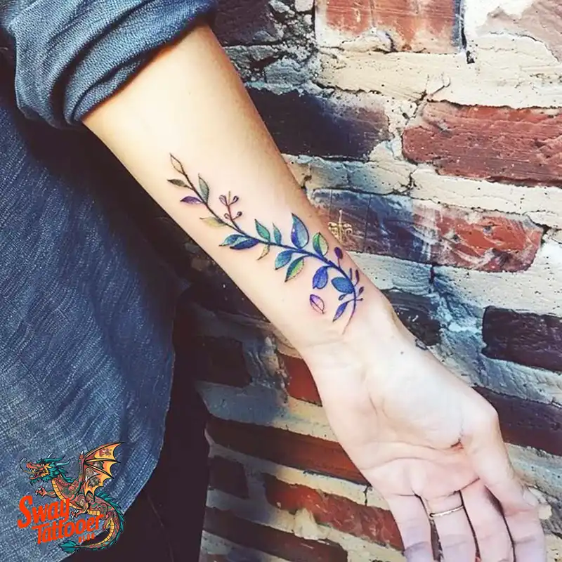100 Vine on Wrist Tattoo Designs: Dance of Nature and Art 59 vine on wrist tattoo