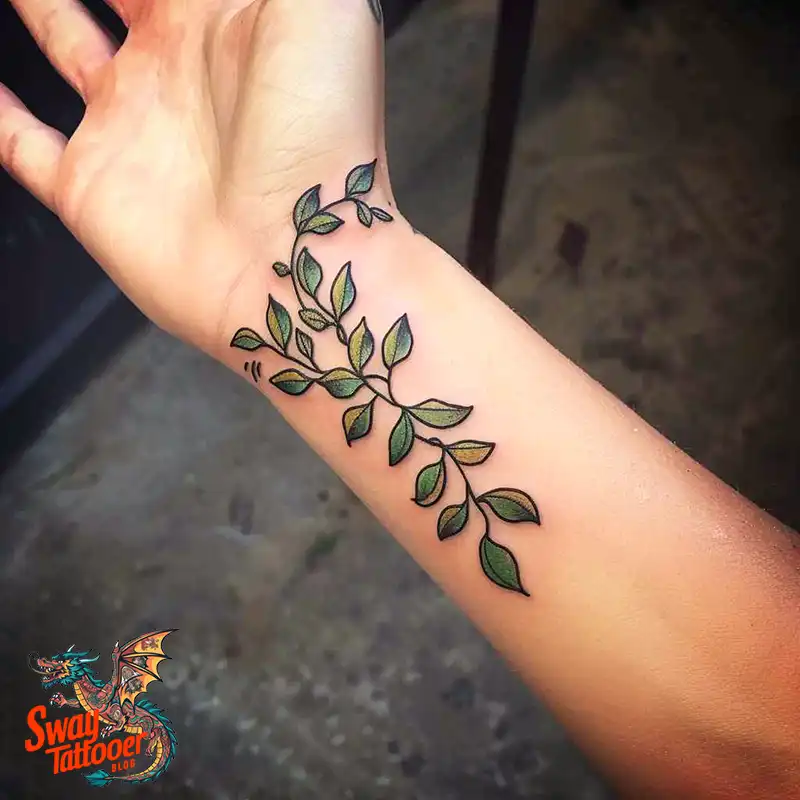 100 Vine on Wrist Tattoo Designs: Dance of Nature and Art 96 vine on wrist tattoo