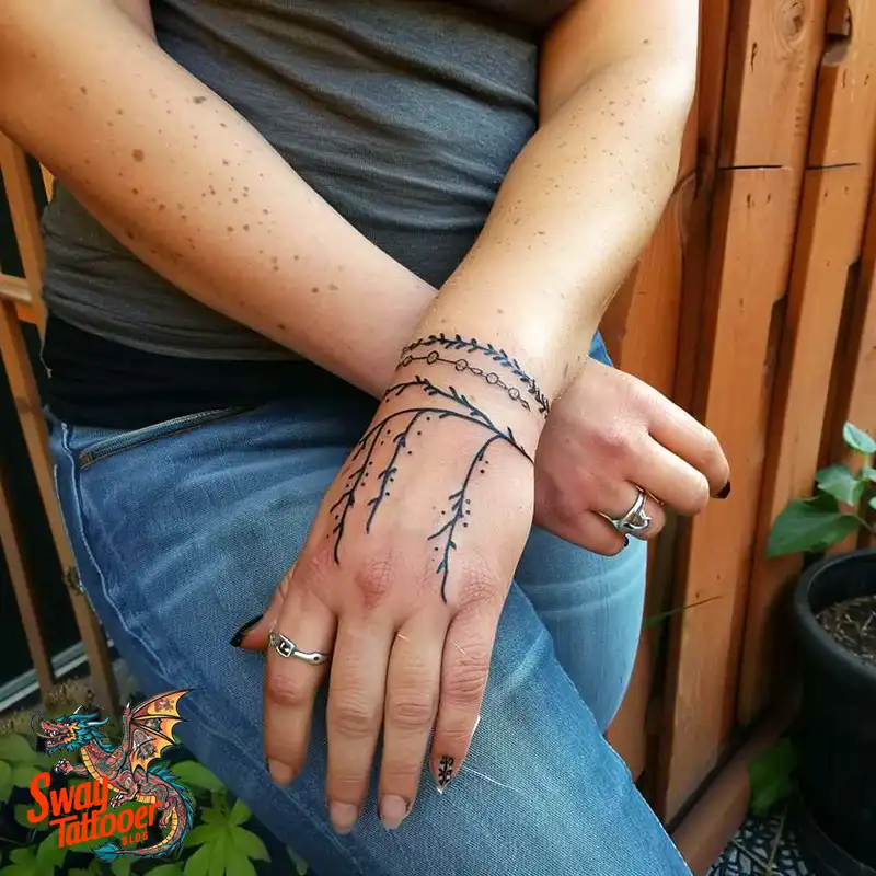 100 Vine on Wrist Tattoo Designs: Dance of Nature and Art 56 vine on wrist tattoo