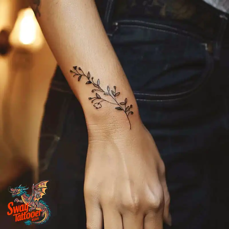 100 Vine on Wrist Tattoo Designs: Dance of Nature and Art 52 vine on wrist tattoo