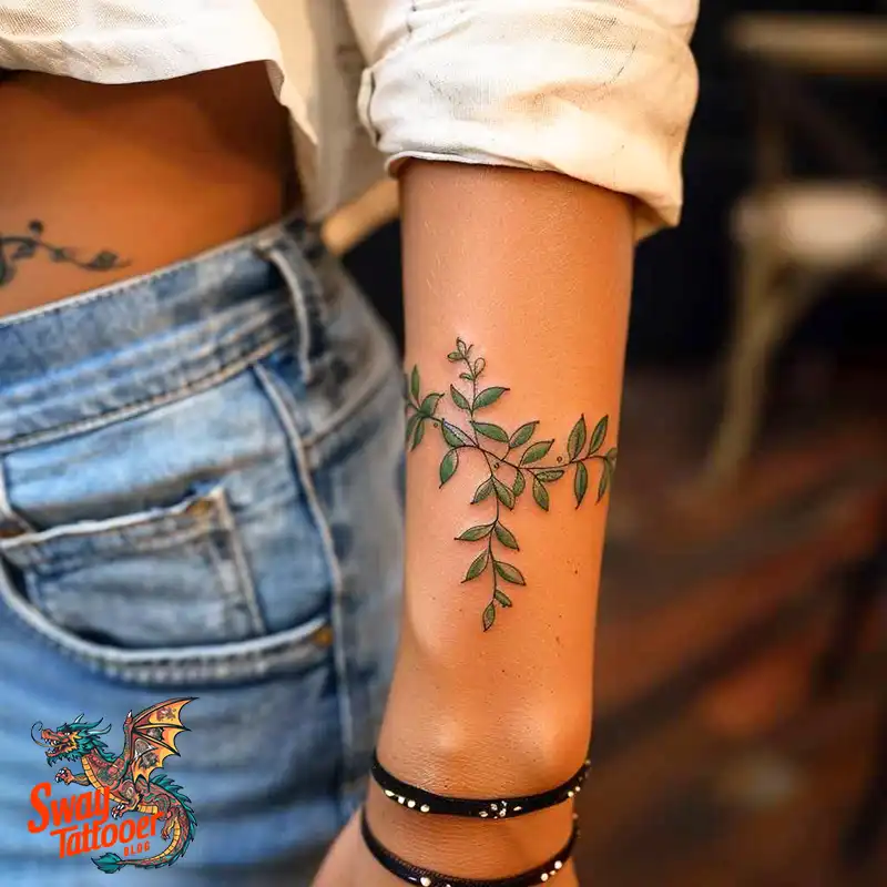 100 Vine on Wrist Tattoo Designs: Dance of Nature and Art 45 vine on wrist tattoo